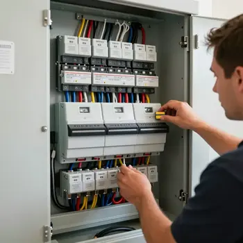 High-capacity 400-amp electrical panel installation for a large luxury home in The Ridges, Summerlin.