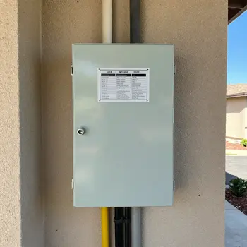 New 200 amp electrical panel installation in Las Vegas home