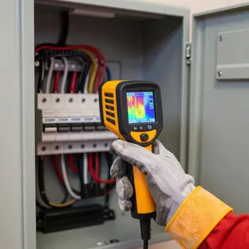 Thermal imaging camera used for electrical inspection in Las Vegas