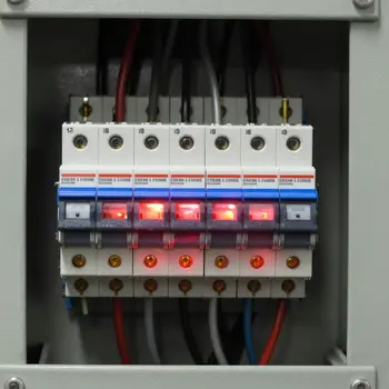 Thermal imaging showing overheating circuit breaker in Las Vegas panel